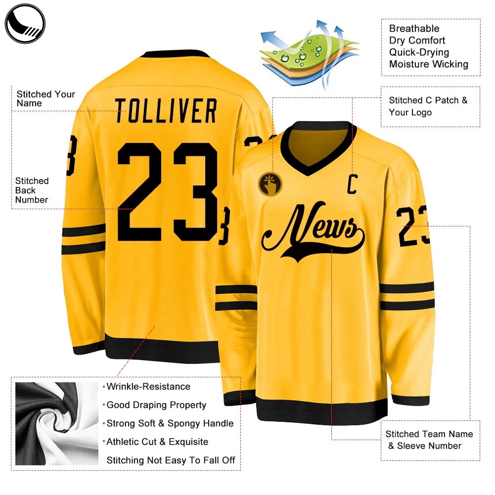 BETHERIVAL Cheap Wholesales 100% Polyester Customized Embroidery Mesh Ice Hockey Jersey