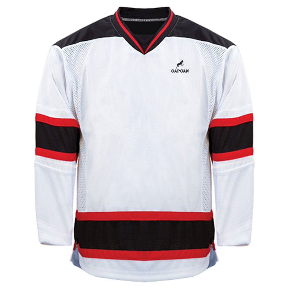 Custom made plain practice team reversible ice hockey jerseys made in pakistan