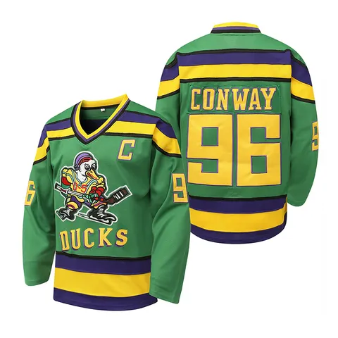 2024 Latest Product Sublimation Printing Quick Dry OEM Sports Men V-neck Striped Plus Size Men Ice Hockey Jersey