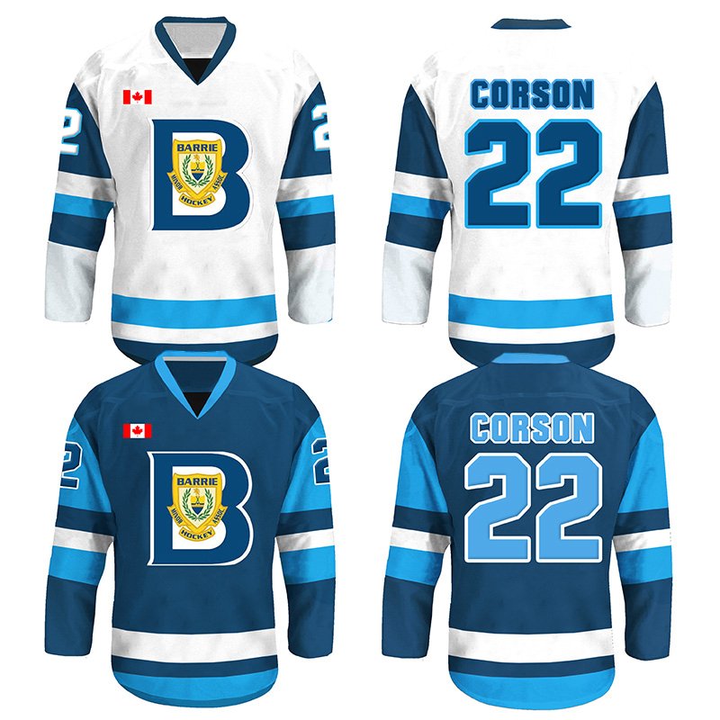 custom sublimated reversible hockey jerseys