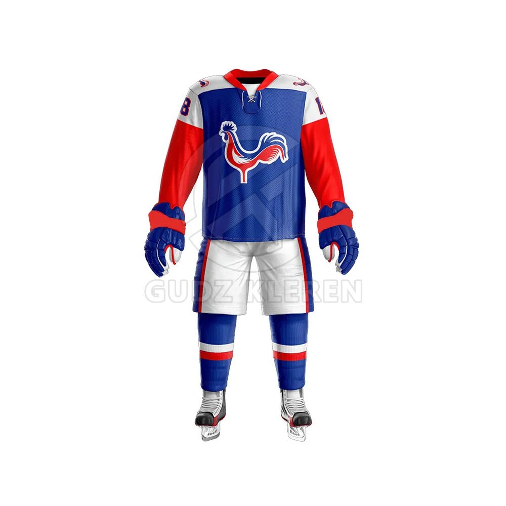 Customized Ice Hockey Uniform Sublimated Printing Logo Design Youth Hockey Jersey Sports Wear