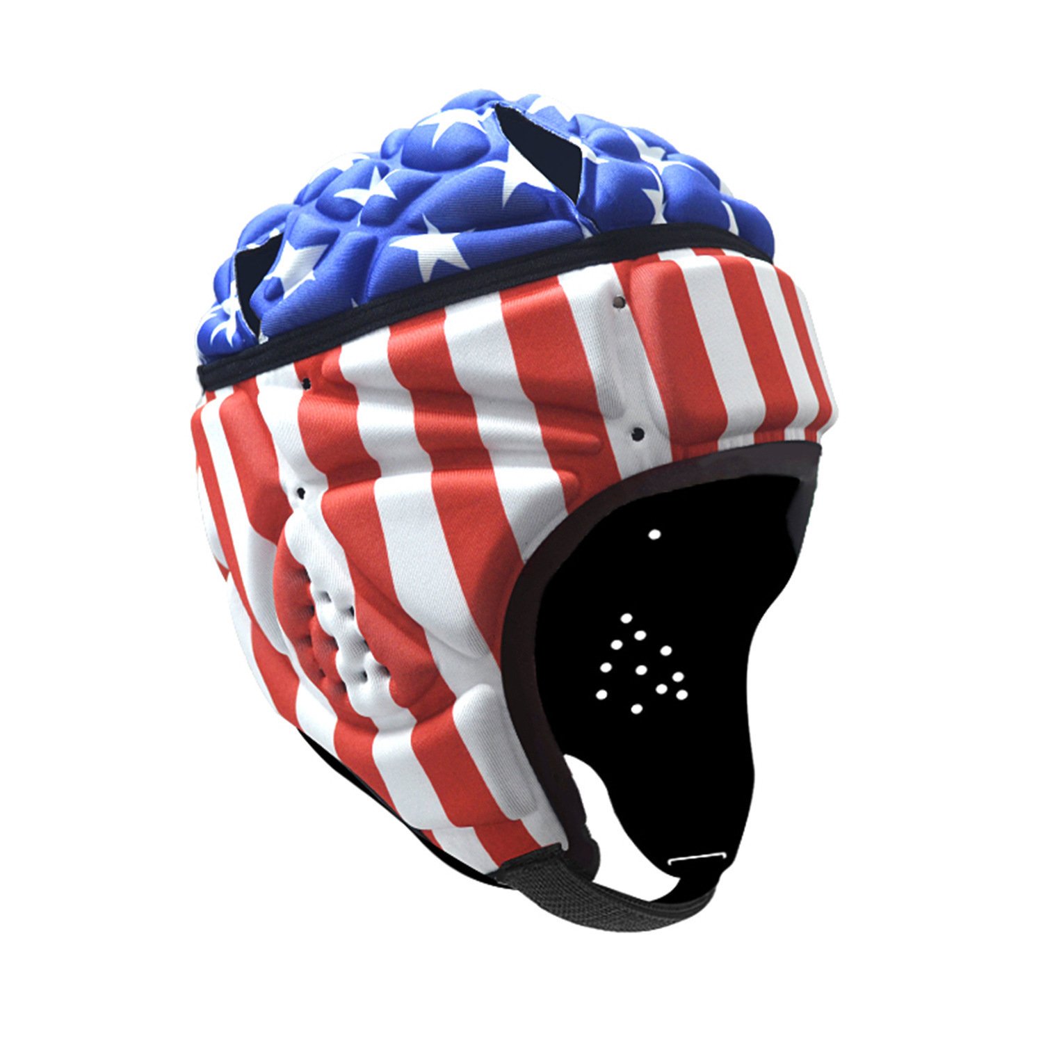 Anti-collision cap adjustable EVA rugby football goalkeeper headgear hockey roller skating helmet