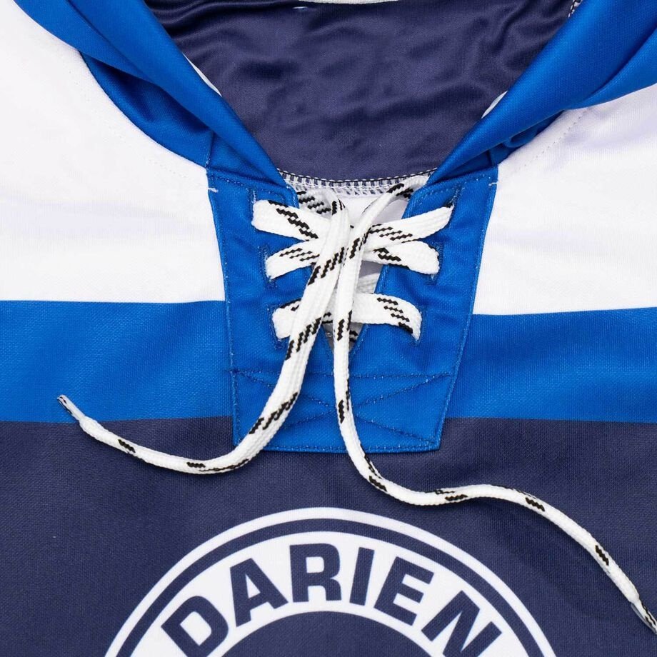 Customize Lace up hockey hoodie jersey
