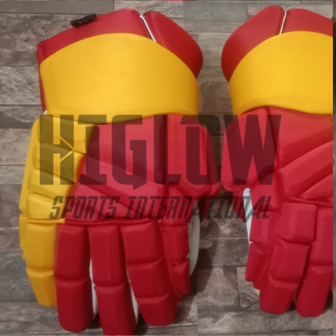 Premium Quality Professional Made Ice Hockey Gloves OEM Service New Arrival Ice Hockey Sports Gloves