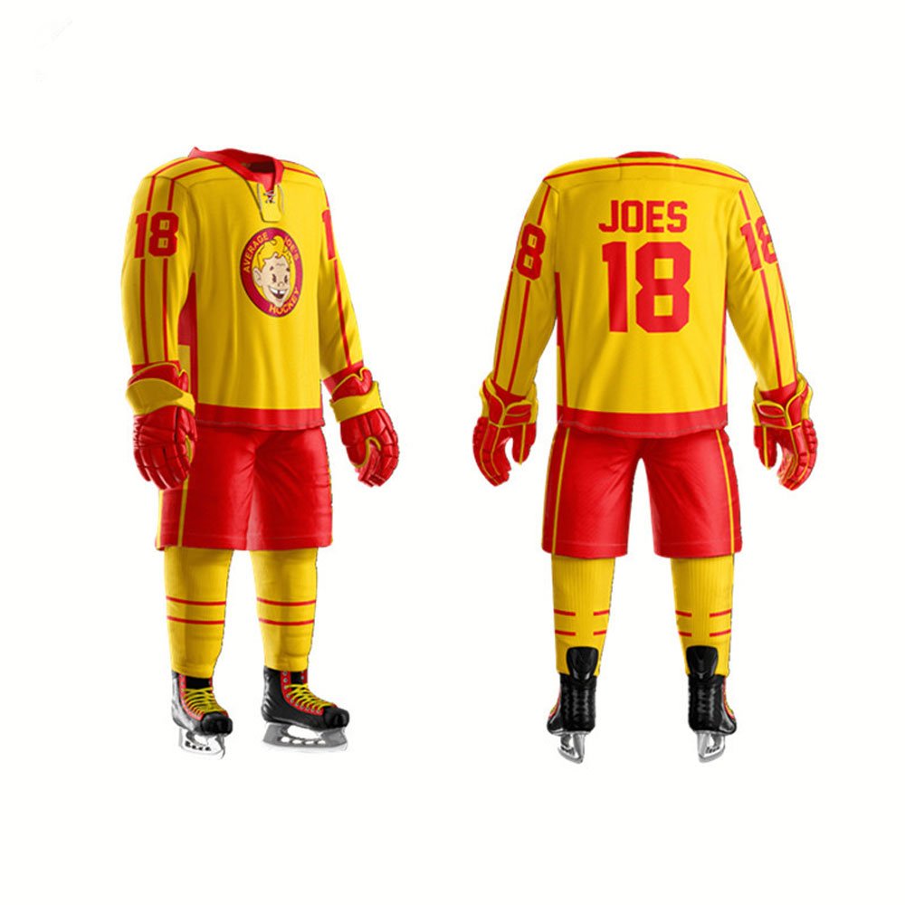 Design Your Own Men Ice Hockey Uniform 100% Polyester Ice Hockey Uniform Best Selling Design Ice Hockey Uniform