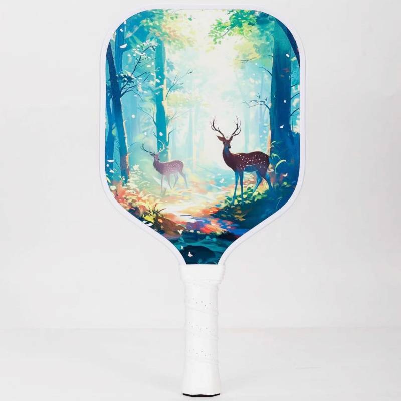 Cute cartoon little deer children's shooting training board Pickleball racket PP honeycomb glass Pib ball board shooting
