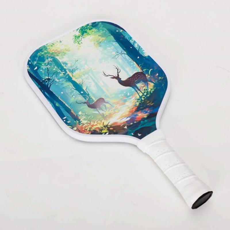 Cute cartoon little deer children's shooting training board Pickleball racket PP honeycomb glass Pib ball board shooting