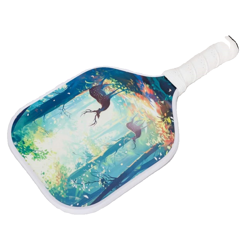 Cute cartoon little deer children's shooting training board Pickleball racket PP honeycomb glass Pib ball board shooting