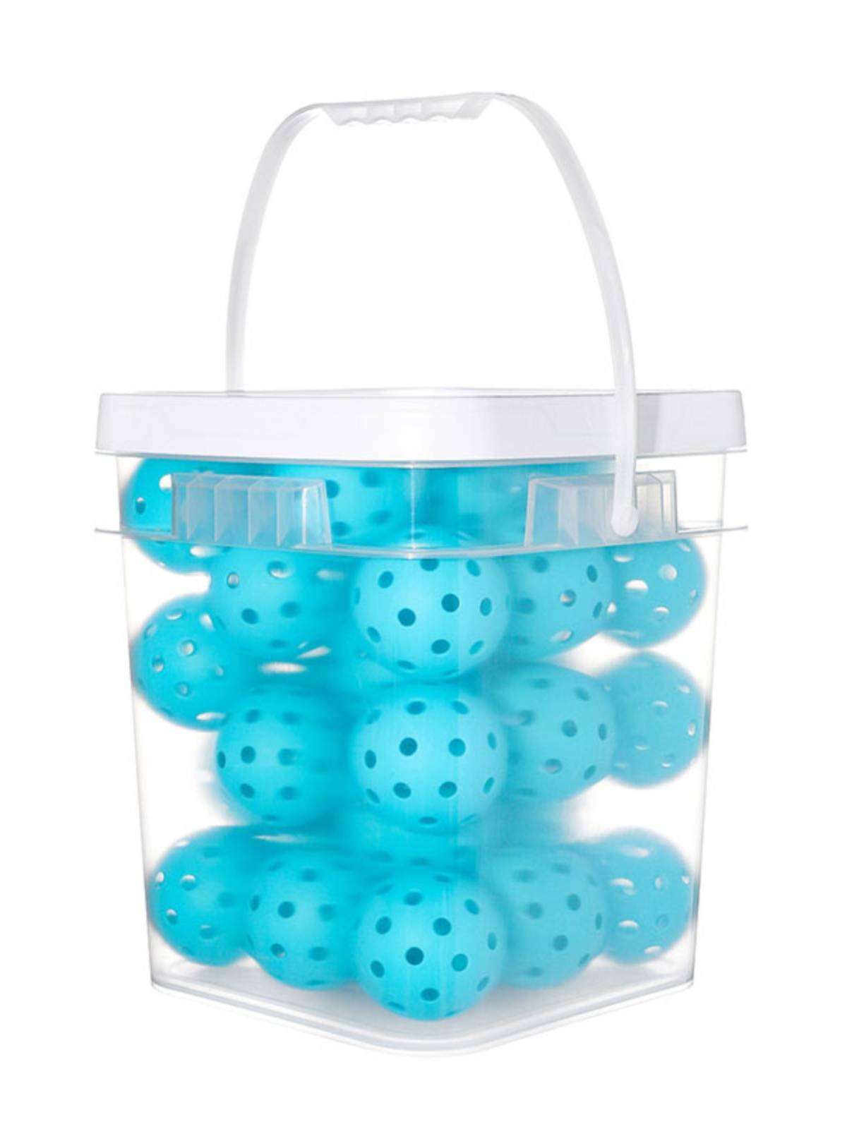 Peak 40 -hole 74mm training ball Pickleball storage barrel set one barrel of 36 outdoor practice balls
