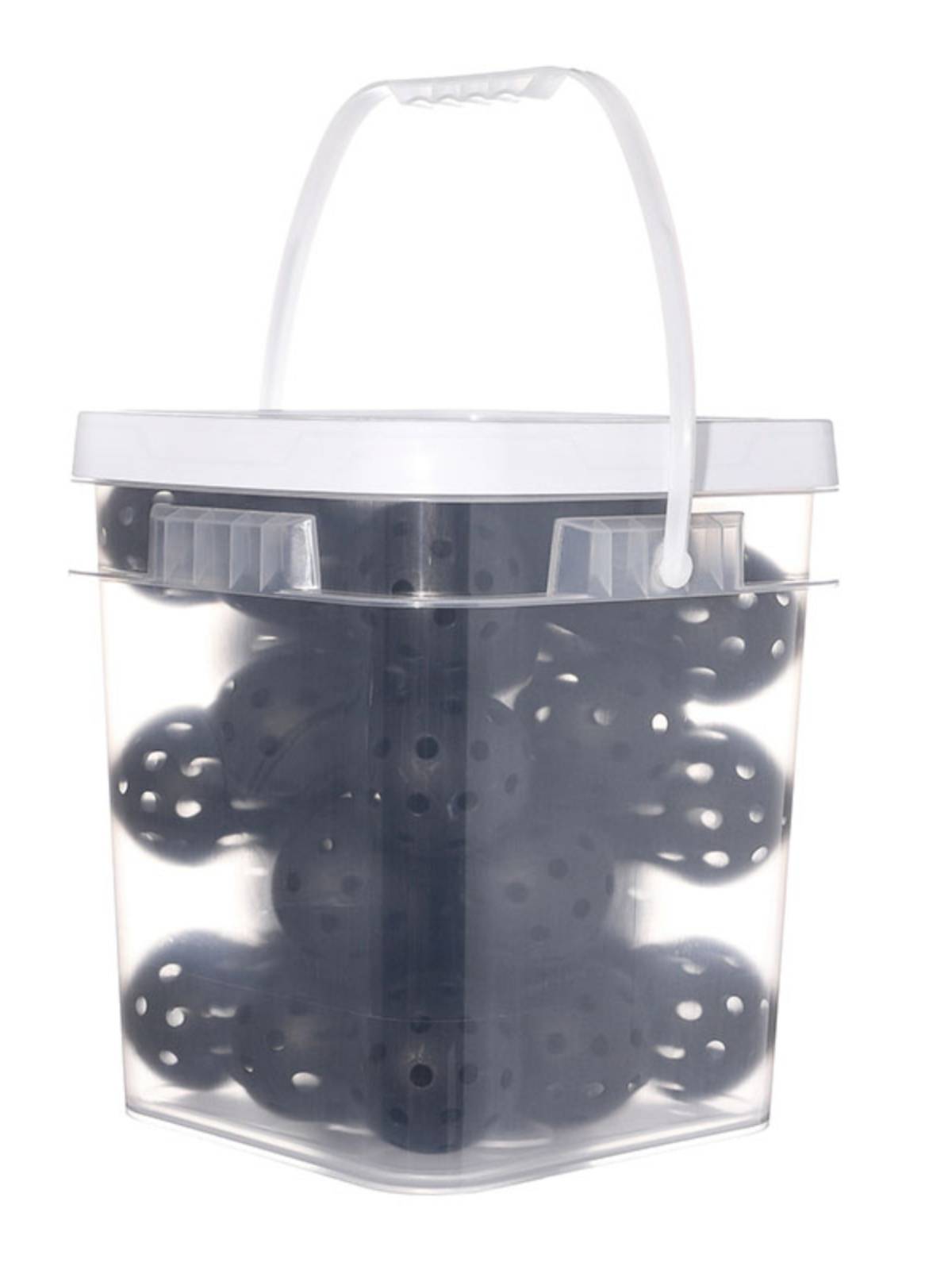 Peak 40 -hole 74mm training ball Pickleball storage barrel set one barrel of 36 outdoor practice balls