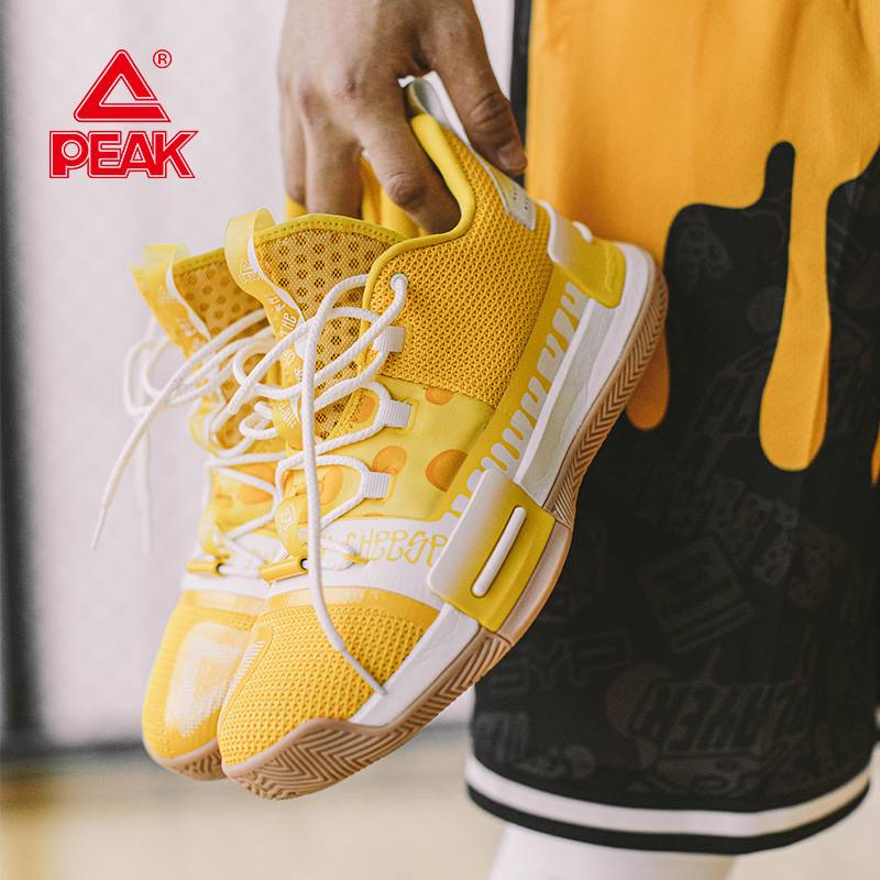 Peak Status Flash Basketball Shoes Men's Cheese color matching Special Sneeper Trend Fashion Place Boots Men's Shoes