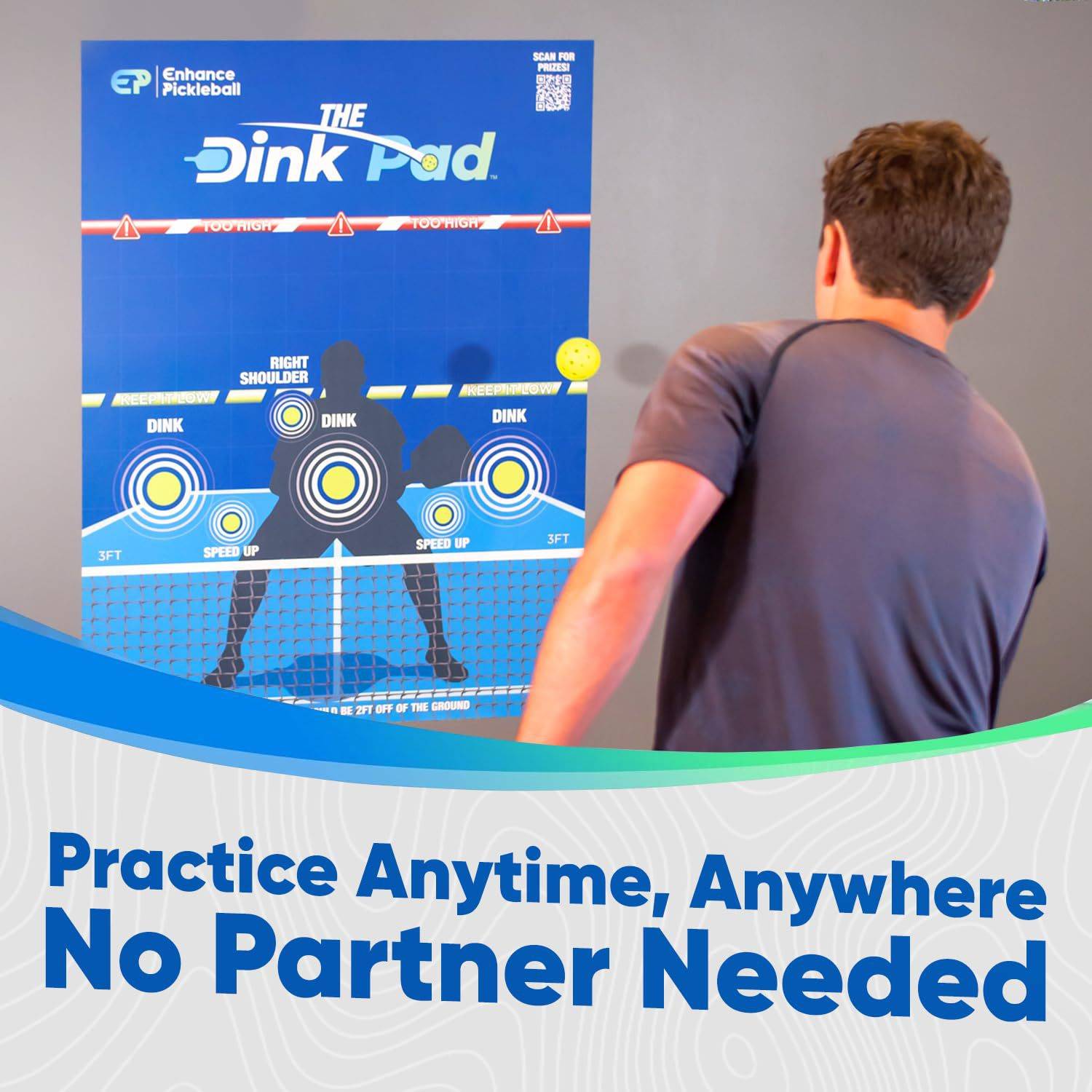 AMASPORT Picker ball training device Pickleball dink pad exercise Dinks dink mass