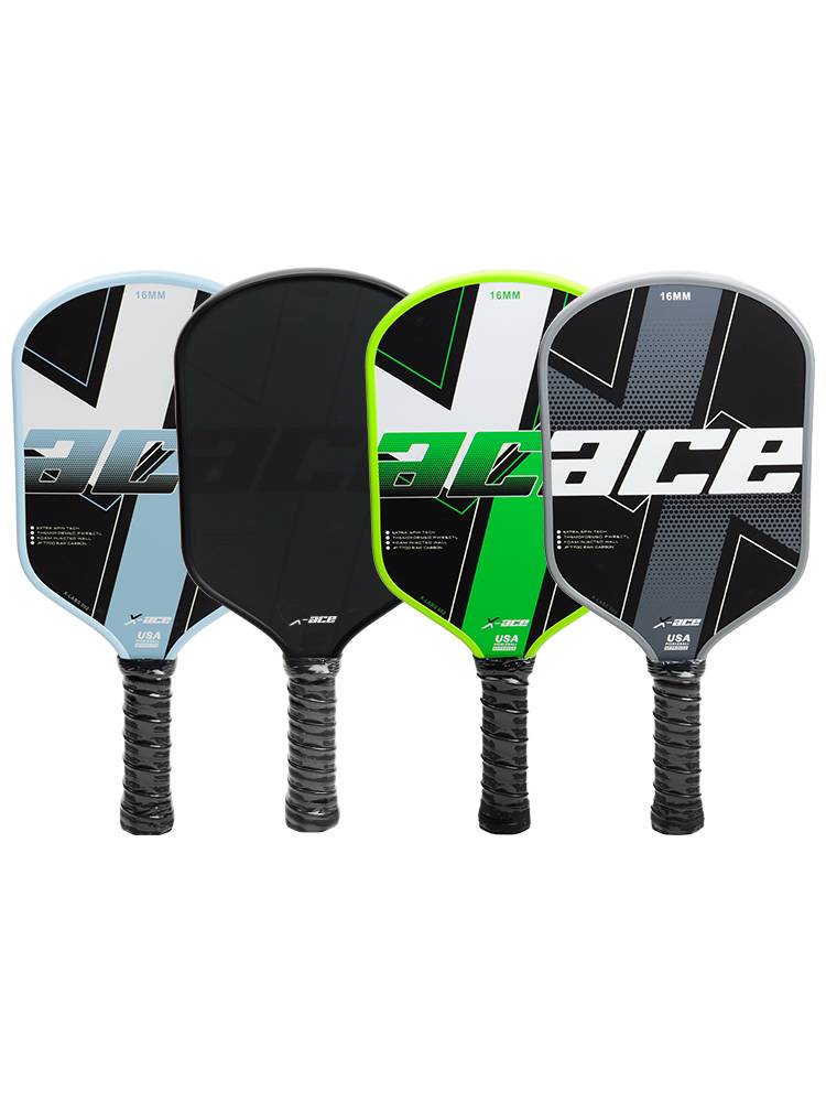 X-AC racket Pickleball shoots beginner junior ben racket carbon fiber frosted PP honeycomb
