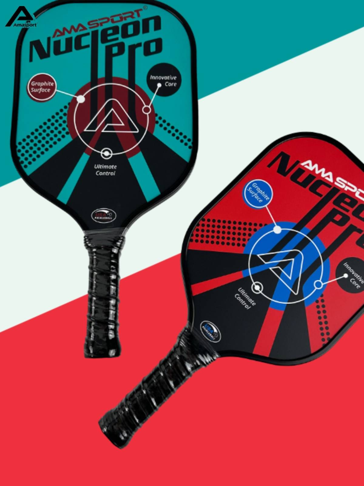 AMASPORTPICKLEBALL carbon fiber racket carbon fiber children's youth Peren board racket racket racket