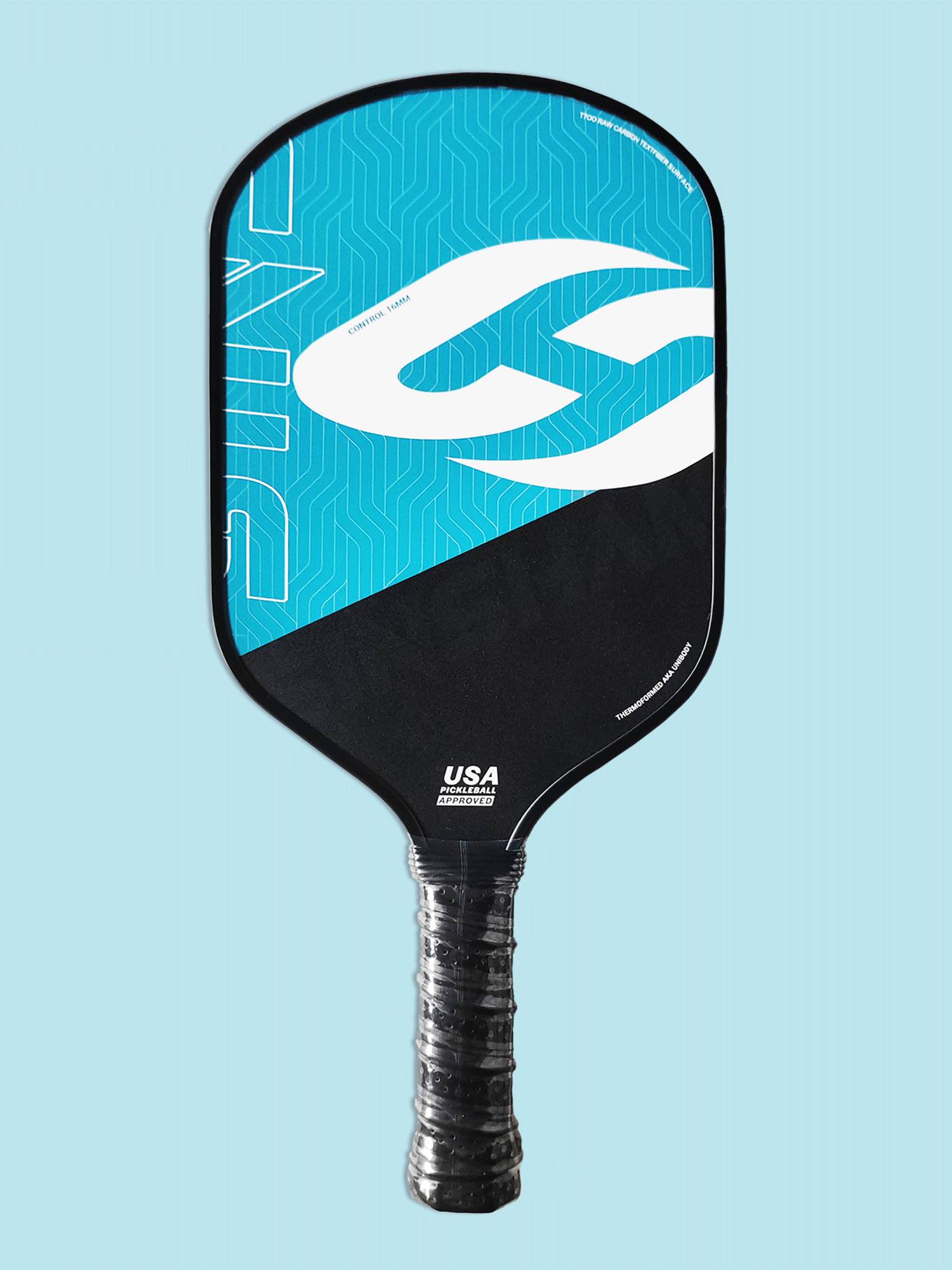 SINSHAM professional competition T700 carbon fiber 16mm thick fashion powder blue matte ball ball racket