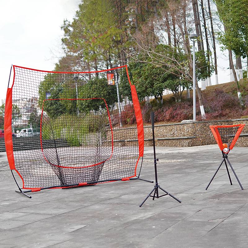 Strike net+target frame+three tripod+golf blue