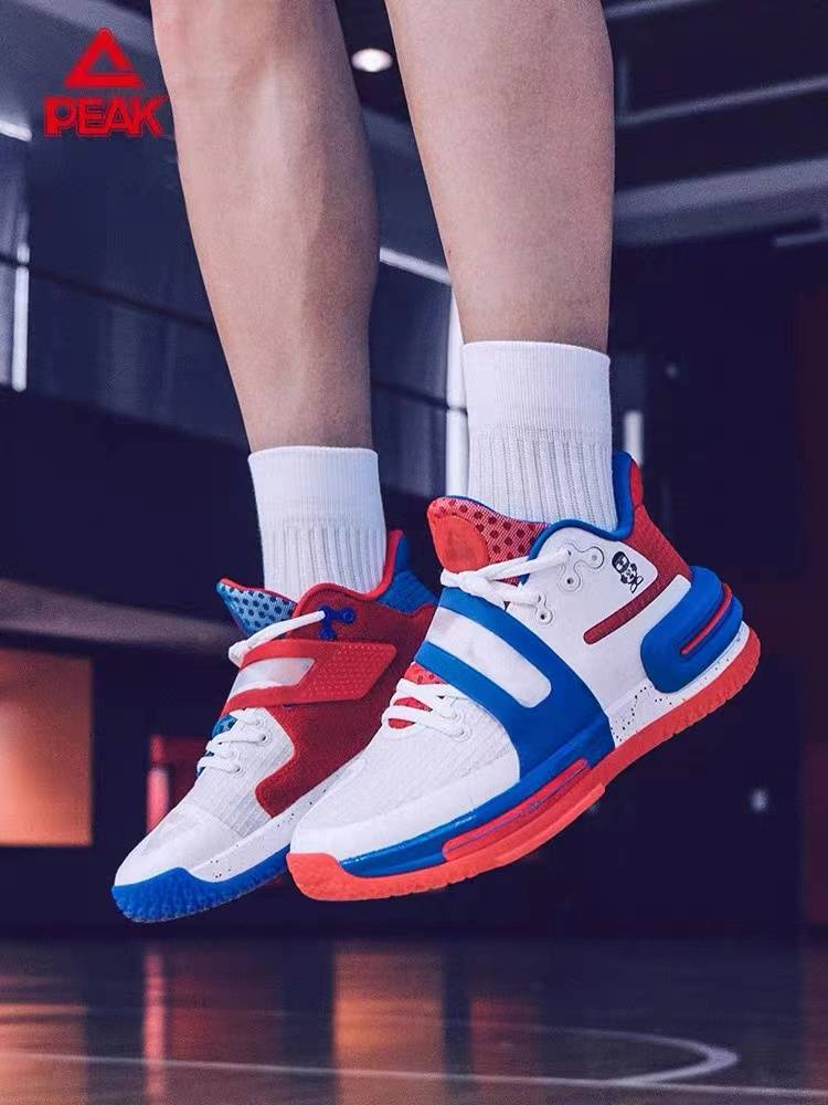Peak men's shoes flashes 2 basketball shoes men 2024 summer new shock absorbing sports shoes wear resistance and low help