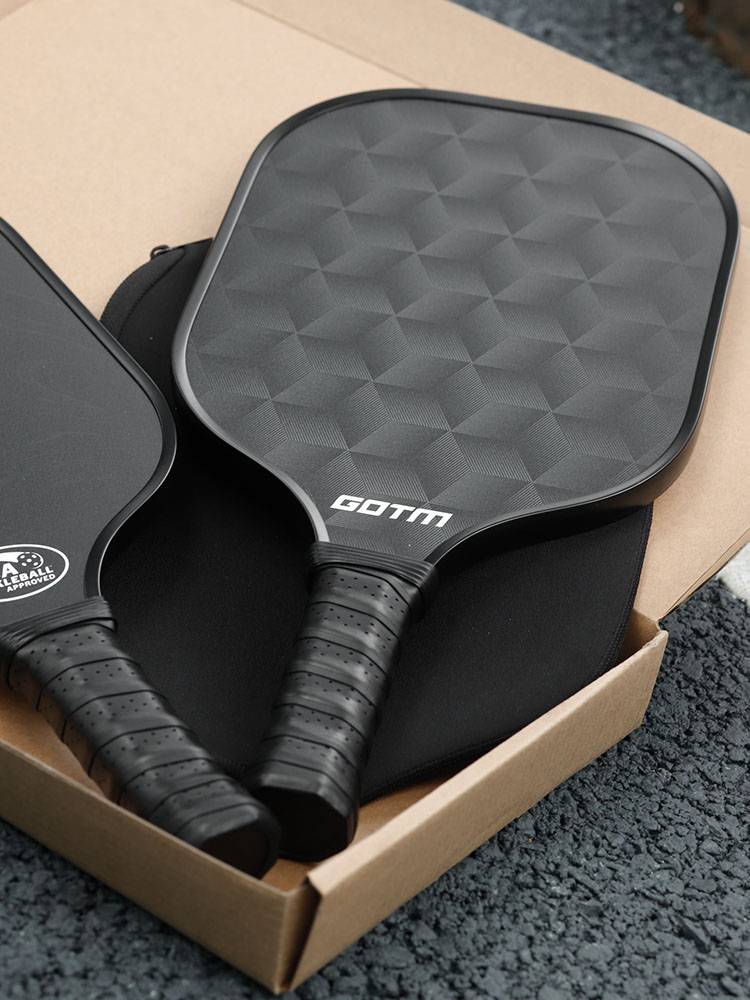 Black tech pike ball game USA international certified Pickleball carbon fibre training
