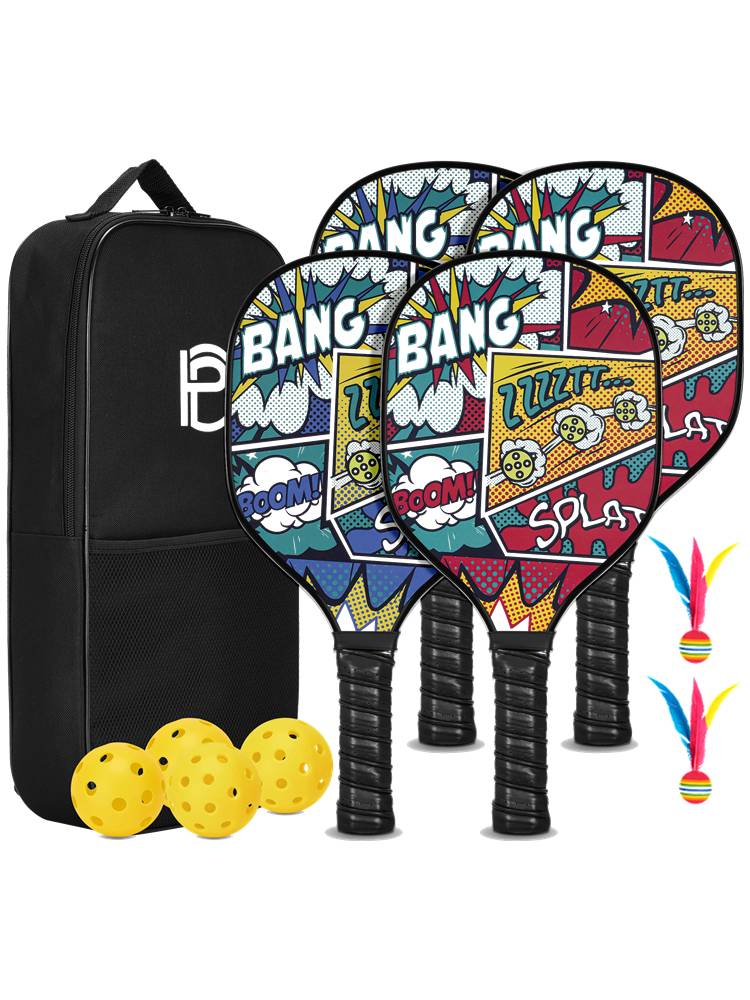Peak racket Sanmao ball professional training pickleball sports board badminton racket entry adult student set