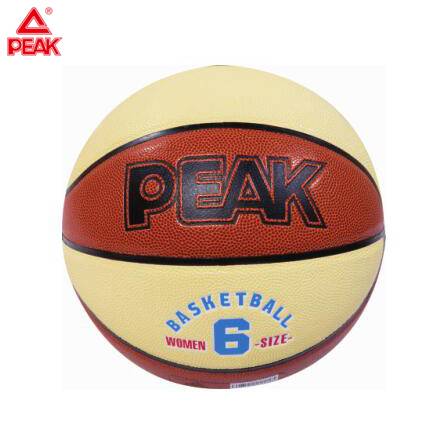 Women's No. 6 Ball PEAK genuine good hand feel training indoor and outdoor wear resistance PU basketball Q174040