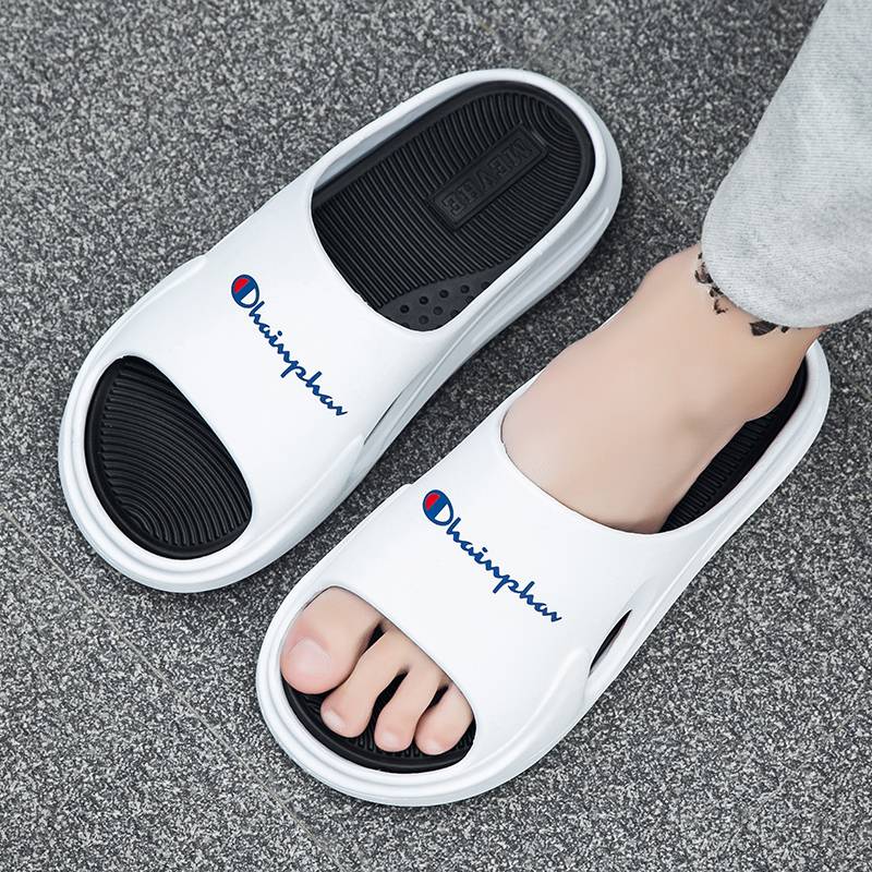 Slipper men's tide brand in summer wearing shit on the beach cold drag ladies, young basketball, soft bottom, anti -slip, dragging