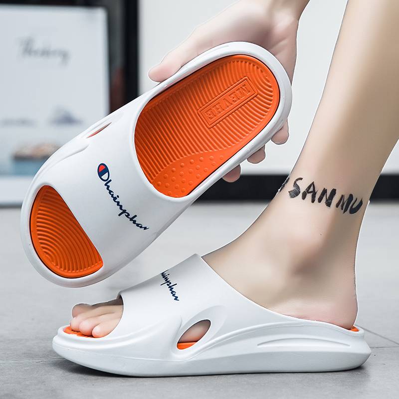 Slipper men's tide brand in summer wearing shit on the beach cold drag ladies, young basketball, soft bottom, anti -slip, dragging