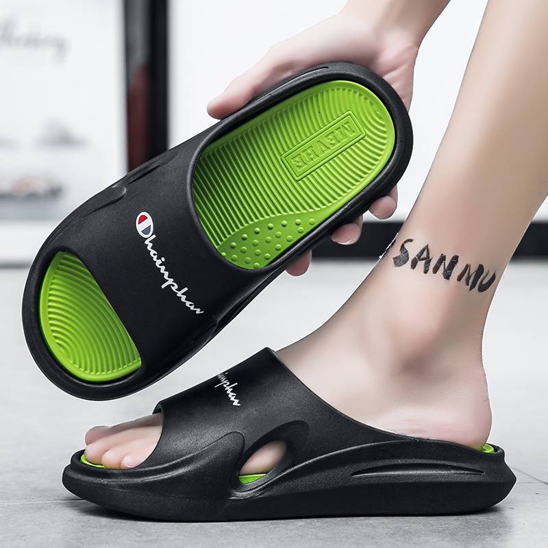 Slipper men's tide brand in summer wearing shit on the beach cold drag ladies, young basketball, soft bottom, anti -slip, dragging
