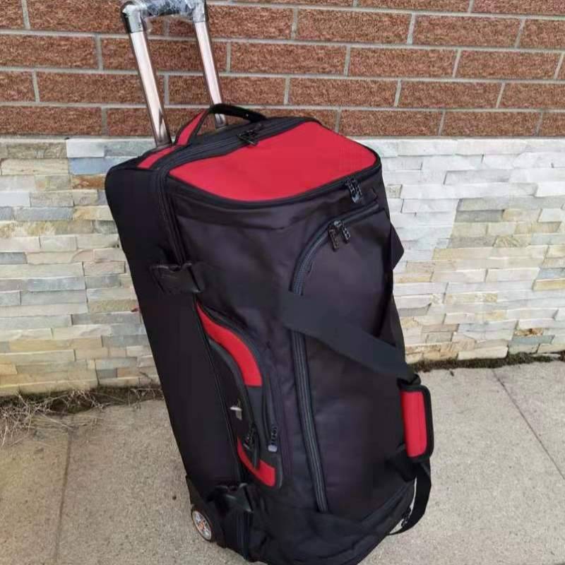 Baseball and soft balls are mostly sports shoes men and women outdoor portable independent shoes cross -border large -capacity hand pull version equipment bags