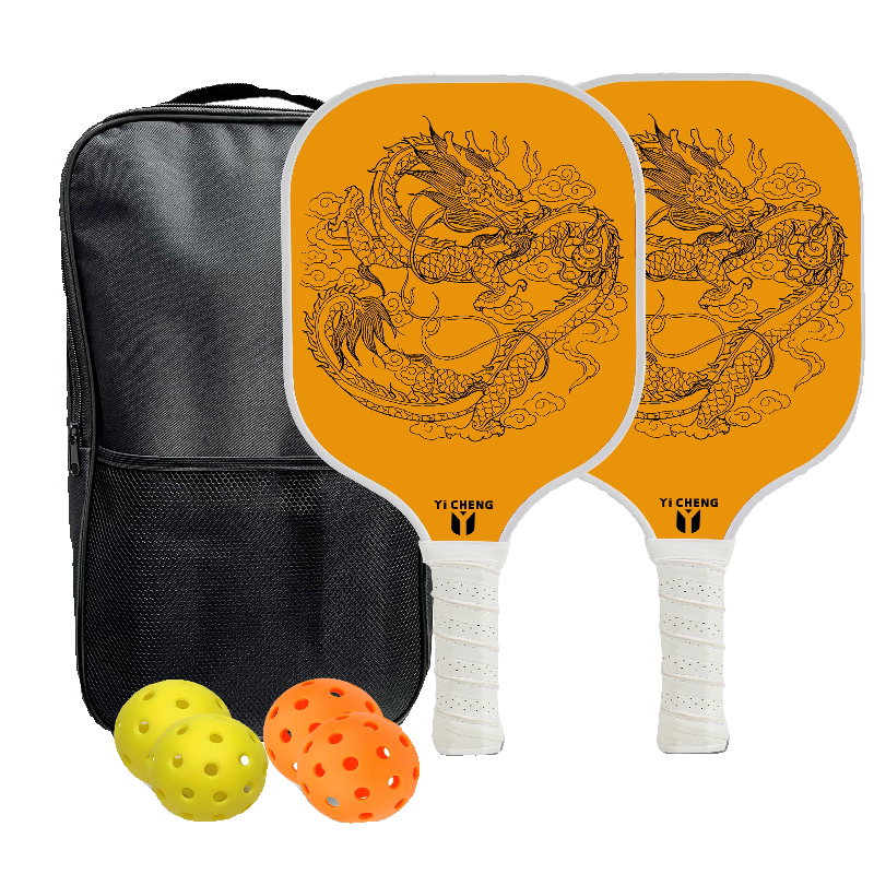 Yicheng Peren Person Picklebal Glass Fiber Personality Super Light Men and Women Double Competition Training Set