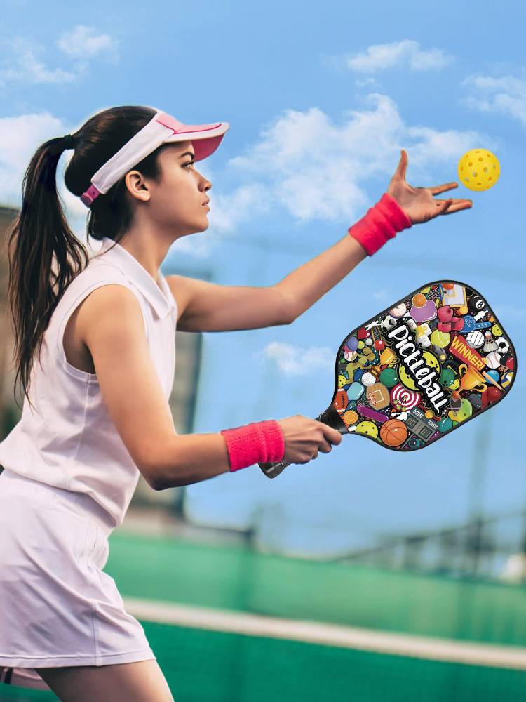Pickleball Pickleball Carbon Fiber Glass Fiber School Course Competition Training Specialty Customization