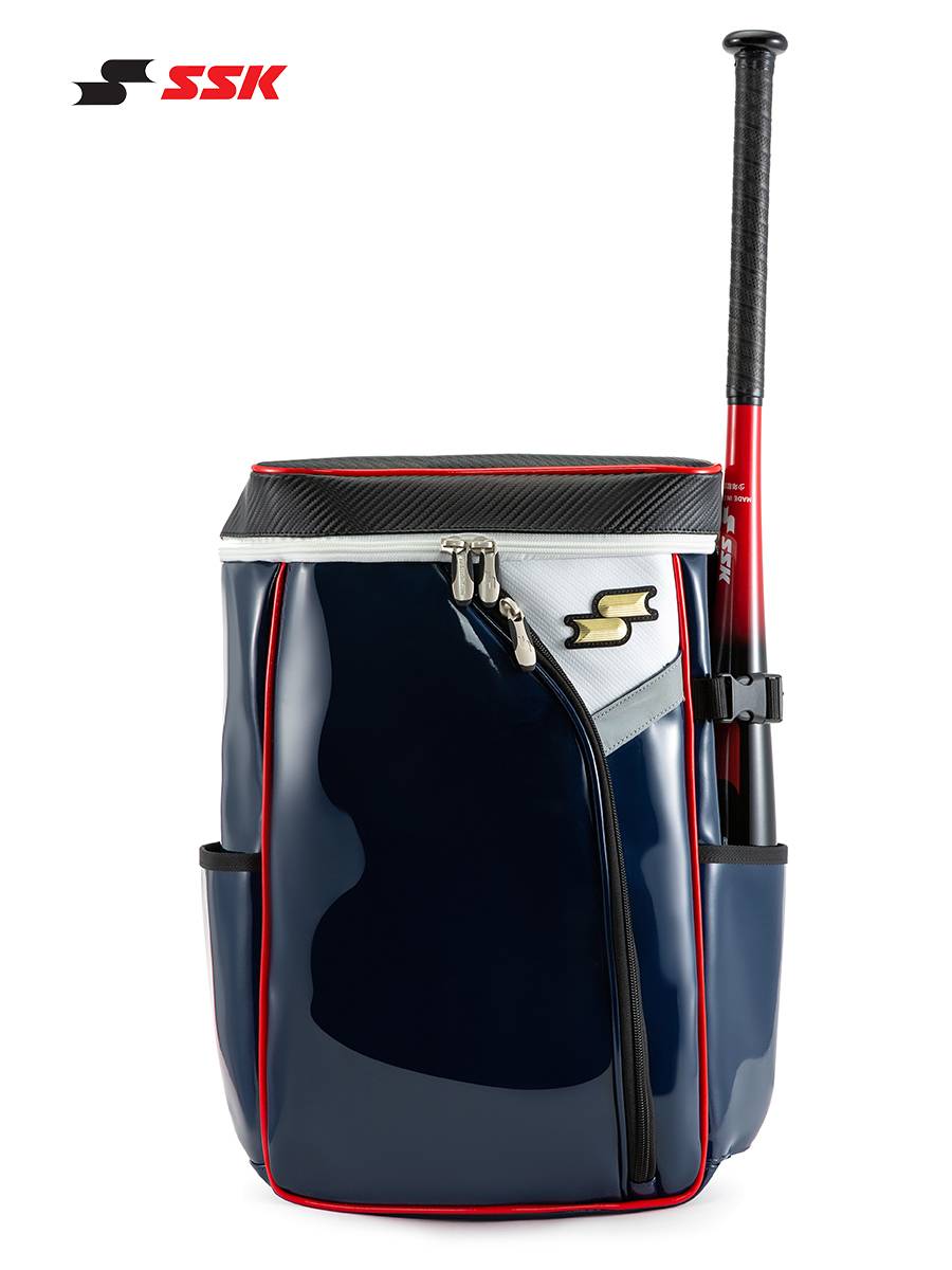 Japanese SSK baseball baseball equipment wrapped bucket -type backpack is large capacity strong capacity strong and resistant to user sports