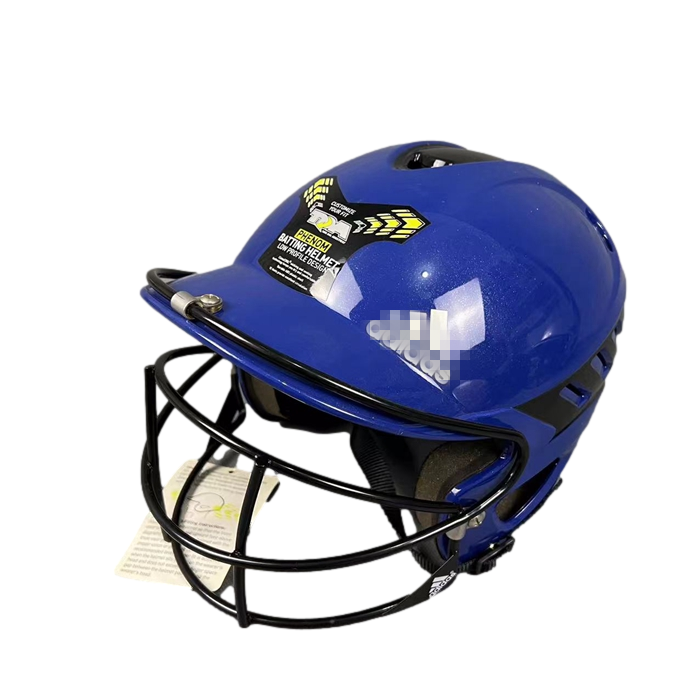 American stick baseball double -ear strike helmet helmet competition can adjust the surface of noodles youth