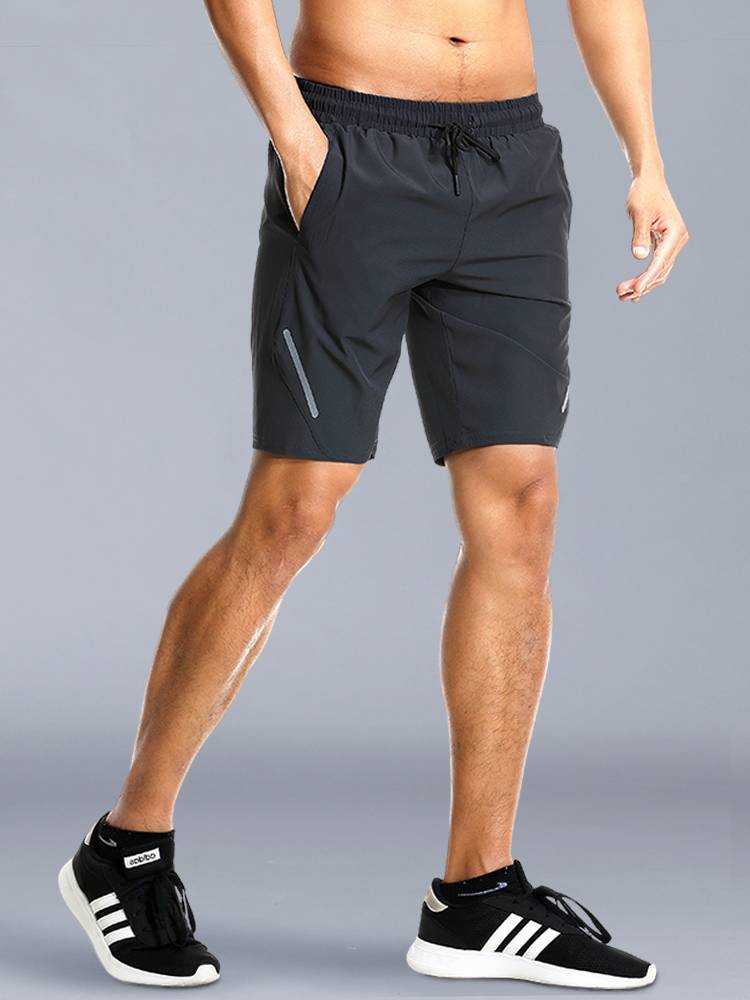Porkon official website genuine sports shorts Men's summer thin -drying ice silk running pentae pants leisure training basketball