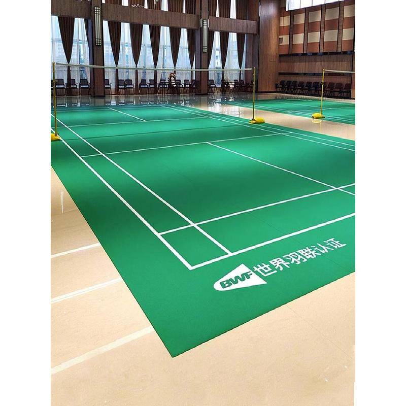 Indoor air volleyball special sports ground glue motto feather ball venue rubber pad ball PVC plastic floor