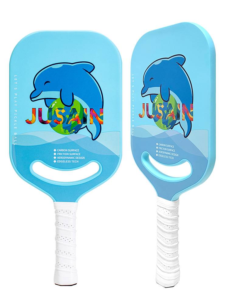 Pickleball racket board integrated carbon fiber noodle ball ball racket dolphin cartoon outdoor PK ball