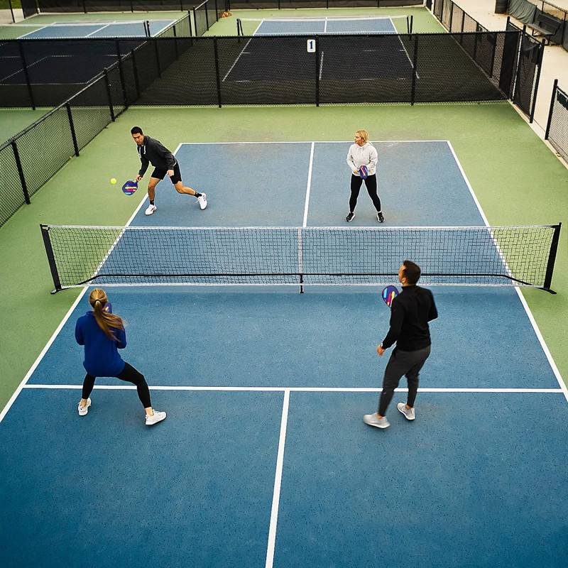 Pickleball Ball Network Outdoor Tennis Standard Grid Indoor Portable Mobile Pike Globe Pillar