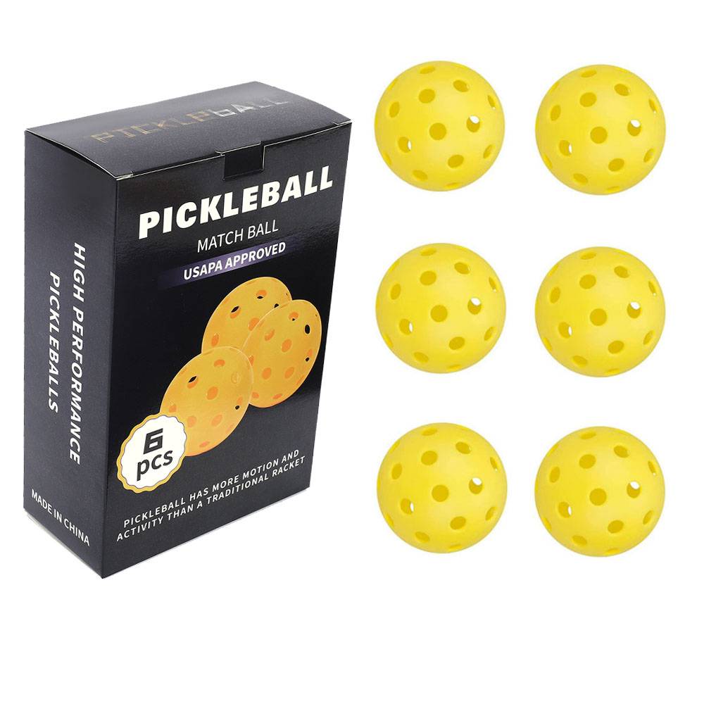 Pickleball Peak 6 installed hole balls 40 -hole outdoor high bombs, professional game training ball