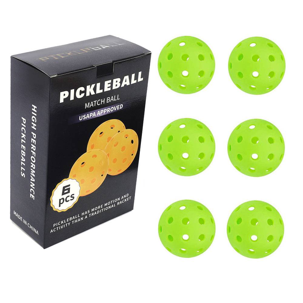 Pickleball Peak 6 installed hole balls 40 -hole outdoor high bombs, professional game training ball