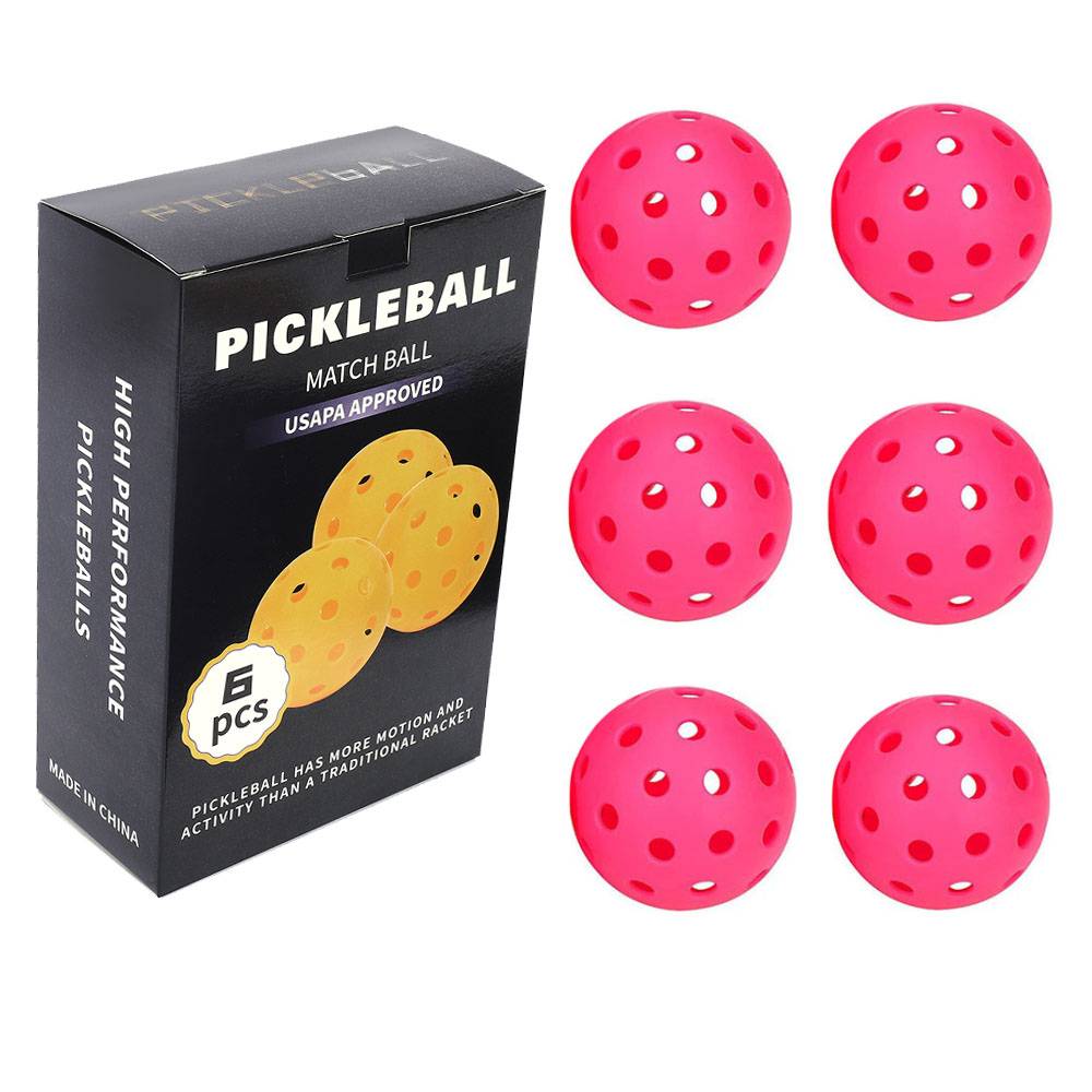 Pickleball Peak 6 installed hole balls 40 -hole outdoor high bombs, professional game training ball