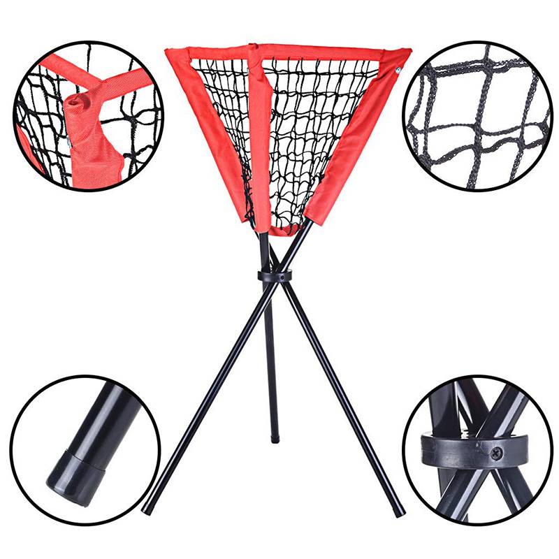 Portable baseball pocket network pocket Ball triangle set ball rack collection ball basketball simple storage baseball baseball group
