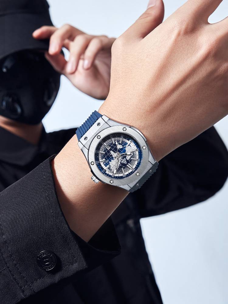 Peak Genuine Men's Watch Star Dial Mechanical Watch Men Student Student Tide Sports Waterproof High -level Sensing Watch