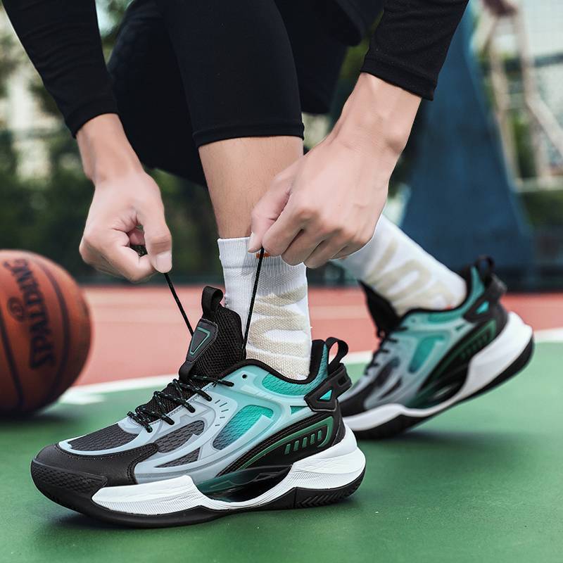 Pyk ultra -light basketball shoes men's nitrogen technology youth combat lightweight non -slip versic luminous children's movement