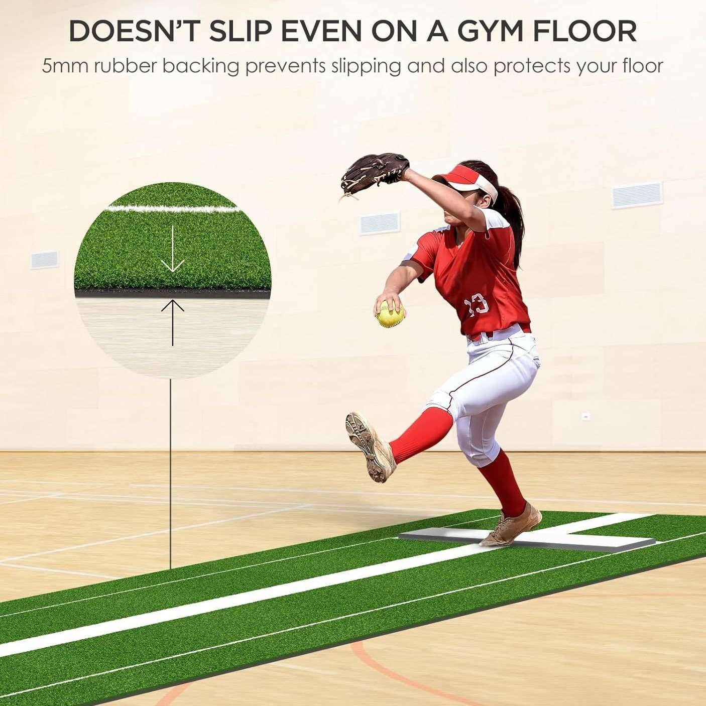 Barball pitching baseball pitcher Green hitting padding pitch pad