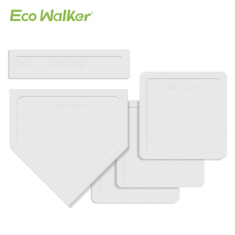 White baseball barrier board (5 sets)