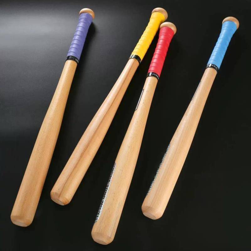 2024 new solid humble wood, thick anti -body car baseball baseball baseball base, solid wood hard wood baseball stick 