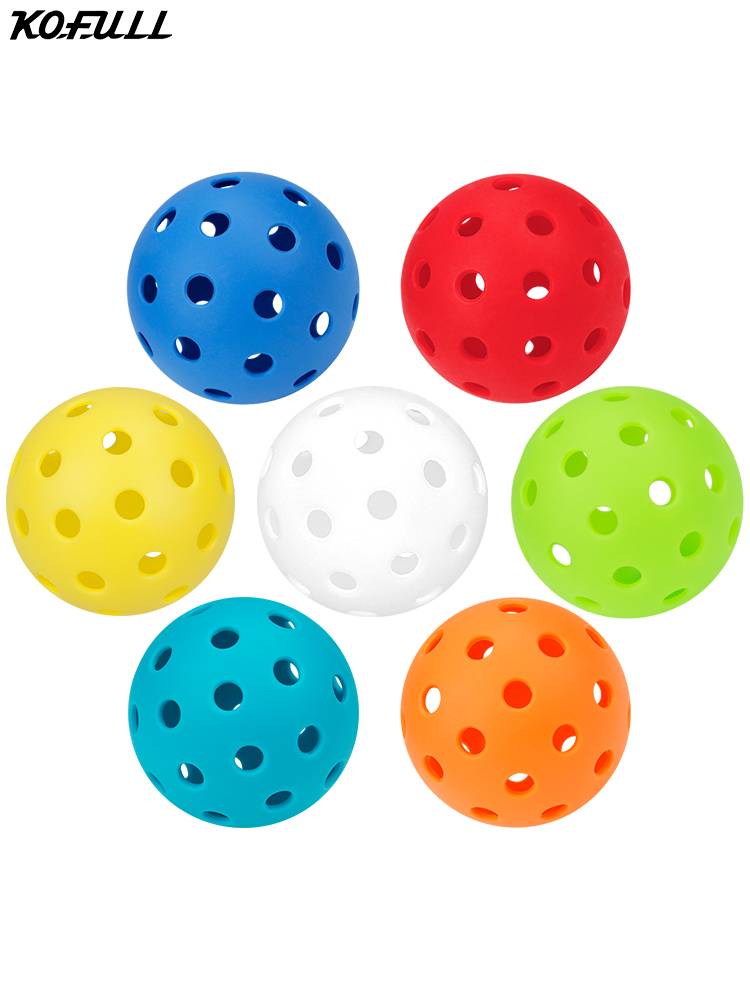 74mm40 Pole ball PE injection plastic ball Pickleball outdoor exercise game Pocketer single installation