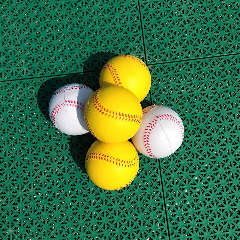 Xinjiang Tibet PU Foam Baseball Plastic Ball Pressure Barball Children Flub Ball Student Soft Baseball