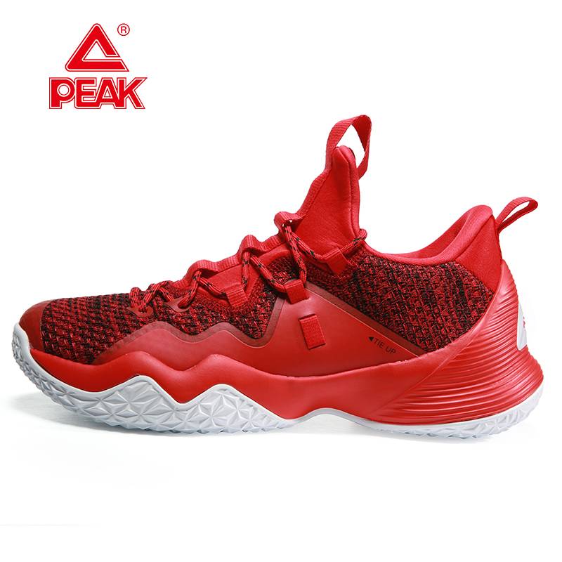 Peak Basketball Shoes Male 2024 Spring and Summer Weaving Outer Field Boot Boots, wear -resistant anti -slip fracturing clearance sneakers men