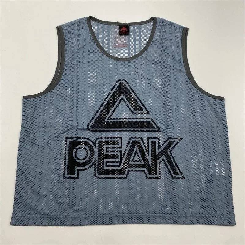 Peak basketball vest men 2022 summer breathable sleeveless T -shirts loose top, multi -color can be optional and small