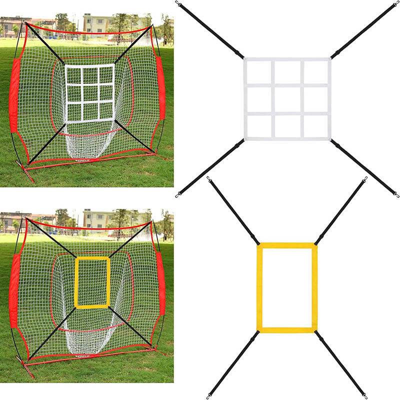 Baseball training strike target network portable throwing ballball pitching exercise network can regulate strike net